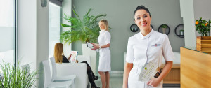 Recepcja Kliniki Stomatologiczno-Medyczne Park Medical Cieszyn