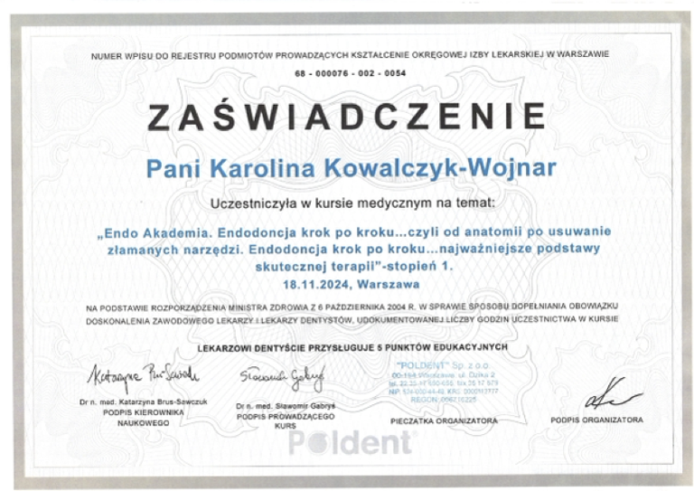 Kowalczyk-Wojnar – Endo Akademia 2