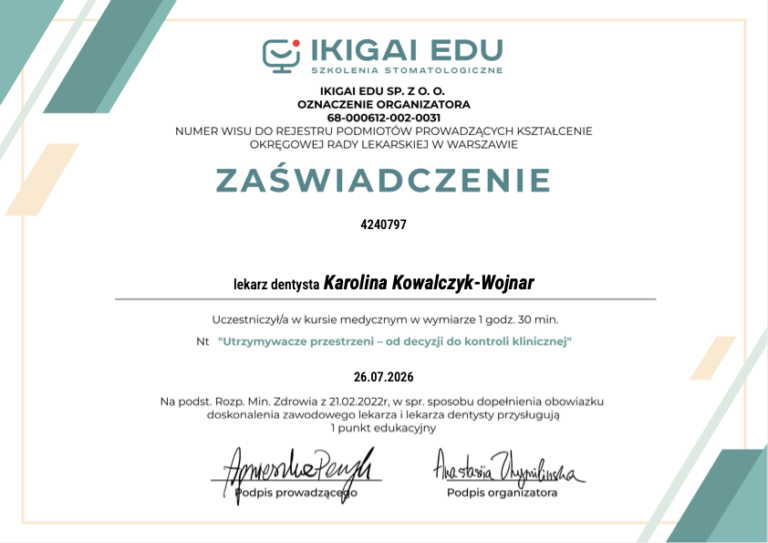 Kowalczyk-Wojnar – Utrzymywacze przestrzeni