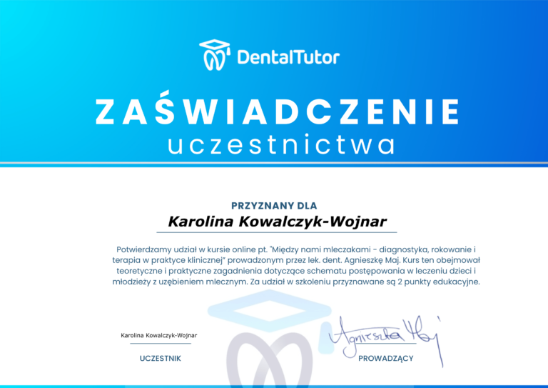 Kowalczyk-Wojnar-między nami mleczakami